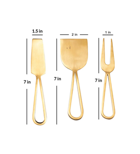 Juego de cuchillos de acero inoxidable de alta calidad (Juego de 3), cubiertos, Cucharas, tenedores y cuchillos para eventos, cubiertos dorados de lujo, cuchara dorada - Product Image 3