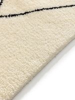 Wholesale Modern Luxury Pure Wool Berber Cream Runner Rug 80x250cm Non-Slip Waterproof for Dining Room Hall/Entrance & Bedroom