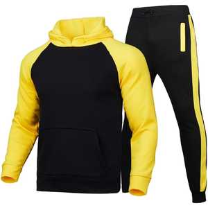 Conjunto Deportivo de Felpa Personalizado, Grueso y Cálido, de 2 Piezas, Sudadera, Ropa Deportiva para Exteriores, Gimnasio, Fitness, Correr - Product Image 1
