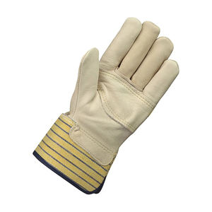 Guantes de trabajo de tela de cuero de alta calidad, protección de seguridad, duradero, mecánico industrial, jardinería, venta al por mayor, último diseño - Product Image 5