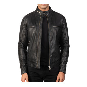 Chaquetas de cuero para hombre Chaquetas de cuero de moto de moda transpirable para hombre Chaquetas de cuero de moda para hombre de alta calidad - Product Image 6