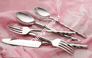 Ensemble de couverts polis miroir pour les repas, ensemble de couverts en acier inoxydable de haute qualité, argenterie avec logo personnalisé - Product Image 5
