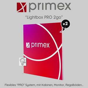 Parete espositiva LED LIGHTBOX PRO 2go Nera - Product Image 2
