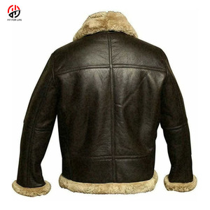 Wholesale Price Unique Design <b>Men</b> Bomber <b>Jacket</b> at Low MOQ Good Quality Solid Color Leather Bomber <b>Jacket</b> for <b>Mens</b> - Product Image 2