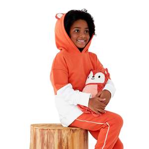 Cubcoats Felpa con Cappuccio 2-in-1 Unisex Flynn la Volpe, Arancione Bruciato, Gioco di Ruolo e Prescolare per Bambini - Product Image 4