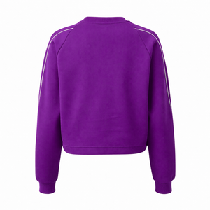 Sudadera de la Hermandad NCNW, Sudadera Informal de Algodón para Mujer, Cuello Redondo, Jersey Bordado, Suéter de Punto - Product Image 3