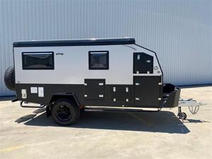 Premium Rugged Off-Road Teardrop Camper Trailer Mini Caravan Comfortable Interior for Outdoor Exploration Camping Vehicle - Product Image 4