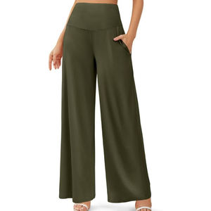 Pantalon évasé décontracté coupe ample pour femmes Robe de bureau de haute qualité orientée vers l'exportation pour femme de l'usine du Bangladesh - Product Image 3