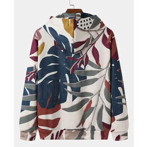 เสื้อมีฮู้ดแขนยาวพิมพ์ลายซับลิเมชันสีทึบโลโก้ตามสั่ง - Product Image 2