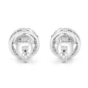 NOVAMART Fine Zarkan Solitary 925 <b>Silver</b> <b>Studs</b> Gold Plated Charm Earrings Wholesale Export - Product Image 4