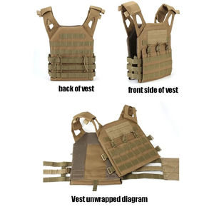 Gilet tactique modulaire professionnel pour l'entraînement au tir, la survie et les activités de plein air - Product Image 2