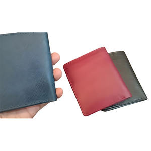 Cartera Minimalista Moderna de Dos Pliegues para Hombre con Acabado de Textura Duradera y Compartimentos para Tarjetas Interiores con Relieve de Lujo - Product Image 5