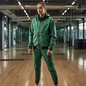 100% Nylon extérieur pluie coupe-vent survêtement hommes Jogging vert coupe-vent survêtements hommes imperméable pluie costume hommes - Product Image 2