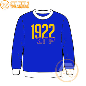 Sudadera de lana de algodón Sigma Gamma Rho personalizada de alta calidad, Jersey bordado, chaqueta para mujer, ropa griega, estilo de hermandad - Product Image 1