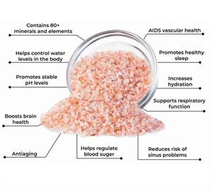 Sal comestible rosa oscuro del Himalaya, sal natural a precio barato de exportación al por mayor - Product Image 6