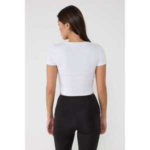 T-shirt court à manches courtes 100% coton pour bébé, coupe ajustée décontractée, léger et respirant, taille XS pour l'été - Product Image 5