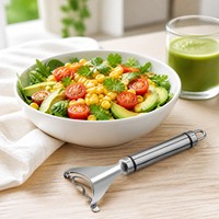 RVS maïsontkorner, maïsstripper voor salade, groentenbereiding, verse maïs, keukengerei, groothandel, bulk