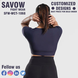 Camiseta Deportiva Corta para Mujer, Talla Grande, Transpirable, de Punto, Ropa de Fitness, Sin Mangas, para Yoga, Gimnasio y Entrenamiento - Product Image 2