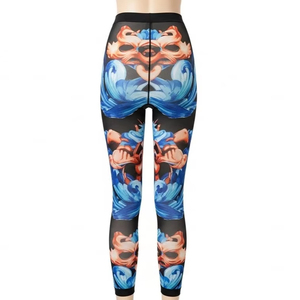 Collants en nylon spandex transparents sans couture avec impression numérique, nylon spandex doux, extensible, confortable à porter, vêtements de mode - Product Image 5