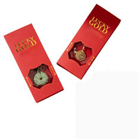 Boîte à bijoux personnalisée avec fenêtre transparente, boîte de rangement pour pendentifs, emballage cadeau en gros, boîte de présentation