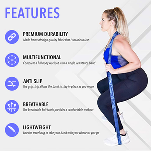 Durable TPE Fitness Stretch <b>Band</b> for Exercise and <b>Training</b> with Long-Lasting <b>Resistance</b> for Home Gym - Product Image 6