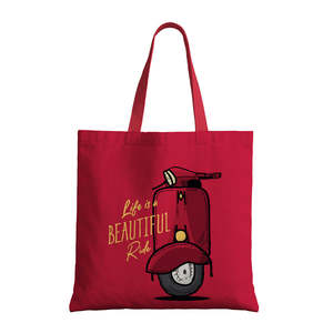 Beautiful Ride Canvas Tote <b>Bags</b> Customizable Zipper <b>Medium</b> Custom Cartoon Letter Flower Printing Designs Daily Advertising <b>Gift</b> - Product Image 6