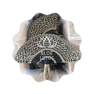 Éventail en herbe de mer, artisanat tissé à la main - Product Image 1