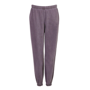 Automne chaud épais pantalons de survêtement femmes mode léger lavage Joggers imperméable décontracté plat coupe régulière Polyester/coton écologique - Product Image 4