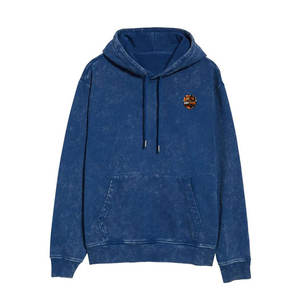 Sudaderas con Capucha de Secado Rápido, Transpirables, Lavadas al Ácido, con Logotipo Personalizado, de Alta Calidad, para Hombre, Invierno, Casual, Talla Grande, Ecológicas - Product Image 1