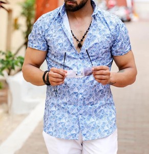 Custom made Autumn <b>Floral</b> Hawaiian Sublimation Print <b>Men's</b> <b>Shirts</b> Fashion Casual Oversized Polyester button up <b>men's</b> <b>shirts</b> - Product Image 3