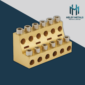 Conector de Terminal de Enlace Neutro de Latón de Precisión, Bloque de Distribución Eléctrica de Alta Calidad para Gabinetes de Control Industrial - Product Image 1