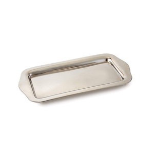 Bandeja para servir alimentos de latón macizo con diseño martillado Bandeja para servir alimentos de tipo clásico real de alta calidad - Product Image 2