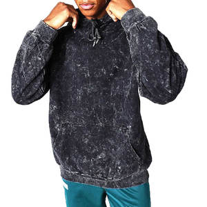 Sweat-shirts délavés à l'acide pour hommes, personnalisables avec logo, prix abordable, vente en gros, best-sellers - Product Image 2
