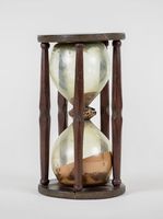 Minuteur sablier en métal fait main, écologique et élégant pour la maison moderne, le bureau, les salles d'étude, la décoration de bureau et la décoration intérieure