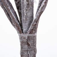 Arbre de Noël en métal à éclairage LED de couleur or avec finition naturelle Idéal pour une utilisation intérieure et une décoration festive