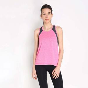 Camiseta sin mangas de ejercicio con lentejuelas para mujer de primera calidad, ligera y que absorbe la humedad, ecológica y transpirable, para correr, deportes de gimnasio - Product Image 1