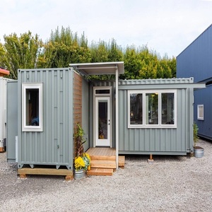 Casa contenedor de 40 pies lista para usar, con materiales duraderos y un elegante espacio interior. - Product Image 1