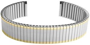Unisex Luxury FixoFlex 6051 Bi-Color Adjustable Durable Comfortable Smart <b>Watch</b> Bands 20 22mm Stainless Steel Light Breathable - Product Image 2