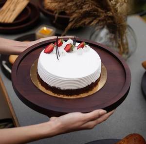 Support à gâteau en bois naturel de dernière génération, style moderne, support à gâteau et pâtisserie, plateau à gâteau, décoration de thé, support à cupcakes au meilleur prix - Product Image 2