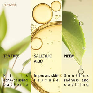 Nettoyant Visage Anti-Acné à l'Arbre à Thé – Mousse Nettoyante Profonde Raffermissante – Traitement Anti-Acné – Ingrédients Principaux : Acides Aminés, Glycérine - Product Image 5