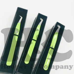 Nouvelle pointe pointue 65 degrés Volume extension de cils pince à épiler Top vente vison travail rapide pince à cils OEM accepter pince à épiler durable - Product Image 2