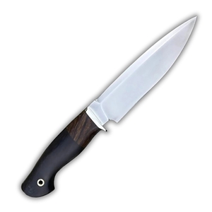 Couteau de survie Bowie de chasse personnalisé de haute qualité OEM/ODM en acier Damas à pointe tombante avec manche sur mesure et garantie d'un an - Product Image 3
