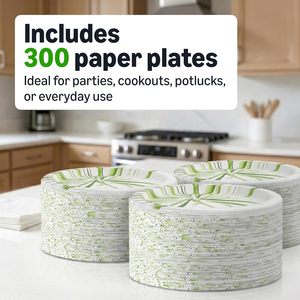 Leading Seller of NEW 8.62-Inch Disposable Paper Plates 300 Count Factory Sealed USA | READY to SHIP - Product Image 3