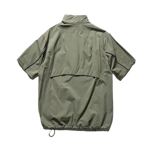 Wholesale Outdoor Custom <b>Men</b> Sleeve Reversible Golf <b>Pullover</b> High Performance <b>Jacket</b> Water-resistant Windbreaker - Product Image 4