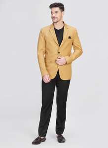 Blazer de style court pour homme, personnalisable, de qualité export, pour les réunions d'entreprise, disponible à la qualité et au prix d'exportation - Product Image 2