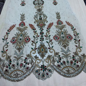 Pañuelo Africano de Seda con Cuentas Hechas a Mano, Tamaño y Color Personalizados, para Bodas, Pedido Mínimo 10 Piezas - Product Image 1