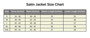 Chaqueta Satinada de Lujo con Brillo Solar, Bordado Personalizado, Tacto Suave y Liso, Estilo Retro, Bomber para un Look Casual Urbano - Product Image 6