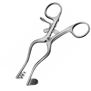 PERKINS 125 mm 5 \ "Adson Retractor Acero quirúrgico Fuente de alimentación manual Retractor de heridas Hoja sólida gruesa dentada Herramientas izquierdas - Product Image 6