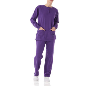 Venta caliente Ropa de invierno Color sólido Manga completa Mujeres Sweatsuit Set Nuevo estilo Diseño personalizado Mujeres Sweatsuit - Product Image 4
