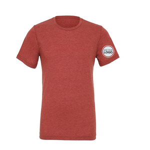 เสื้อยืด / เสื้อยืดแขนสั้นเนื้อผ้าเรียบสำหรับผู้ชาย - Product Image 6
